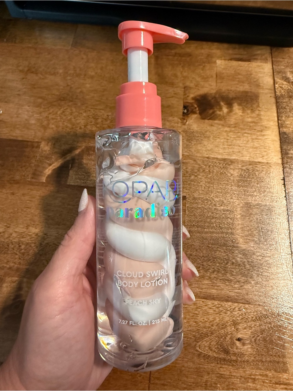 Kopari Paradiso Cloud Swirl Body Lotion — Pink & White - Picture 2 of 3